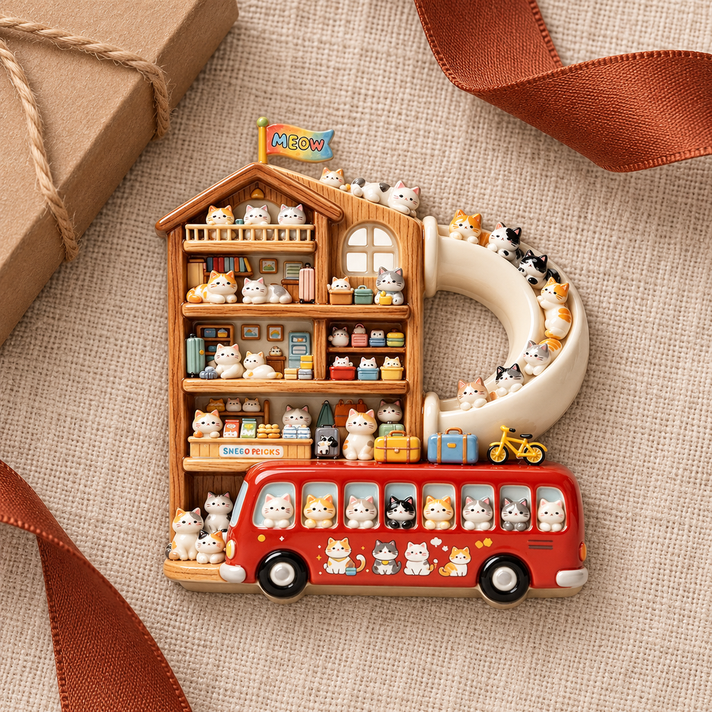 Cat Bus – Miniature Fridge Magnet