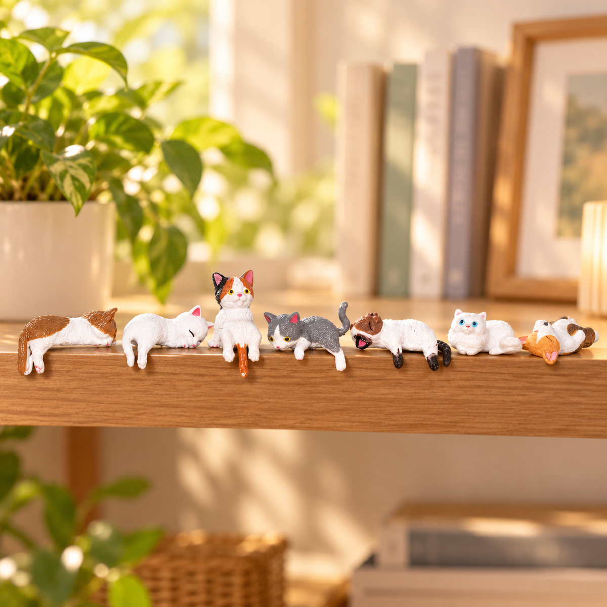 Desk Nap Pals – Mini Cat & Corgi PVC Figurine Sets